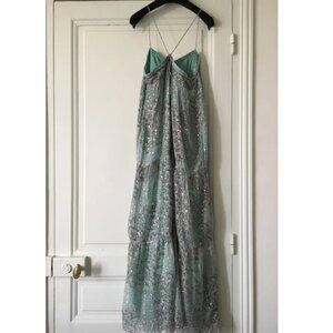 BA&SH Odette Maxi Dress Green